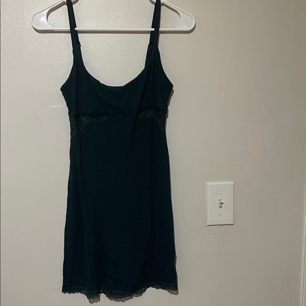 Victoria's Secret Black Lace Slip Dress